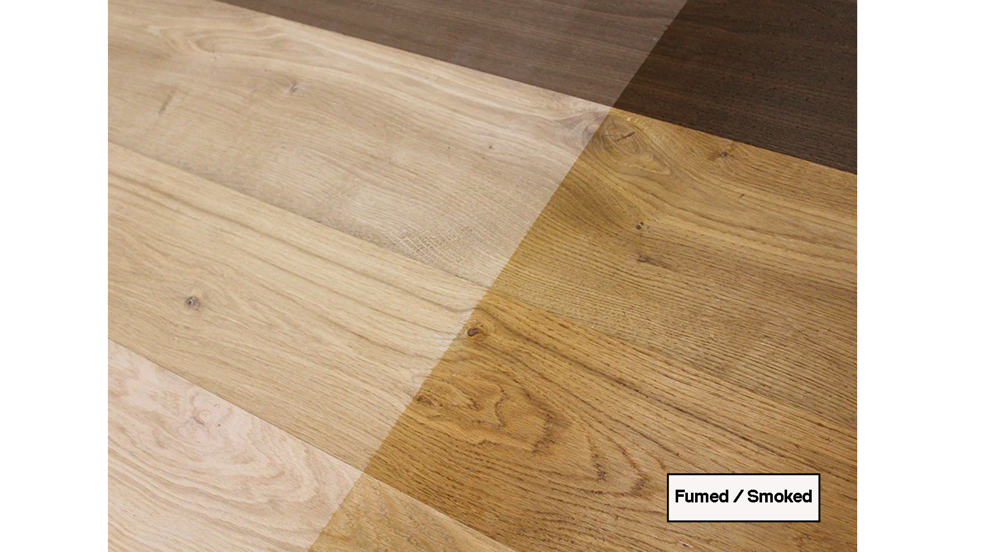 Wood Flooring Surface treatment of Fumed & Smoked
