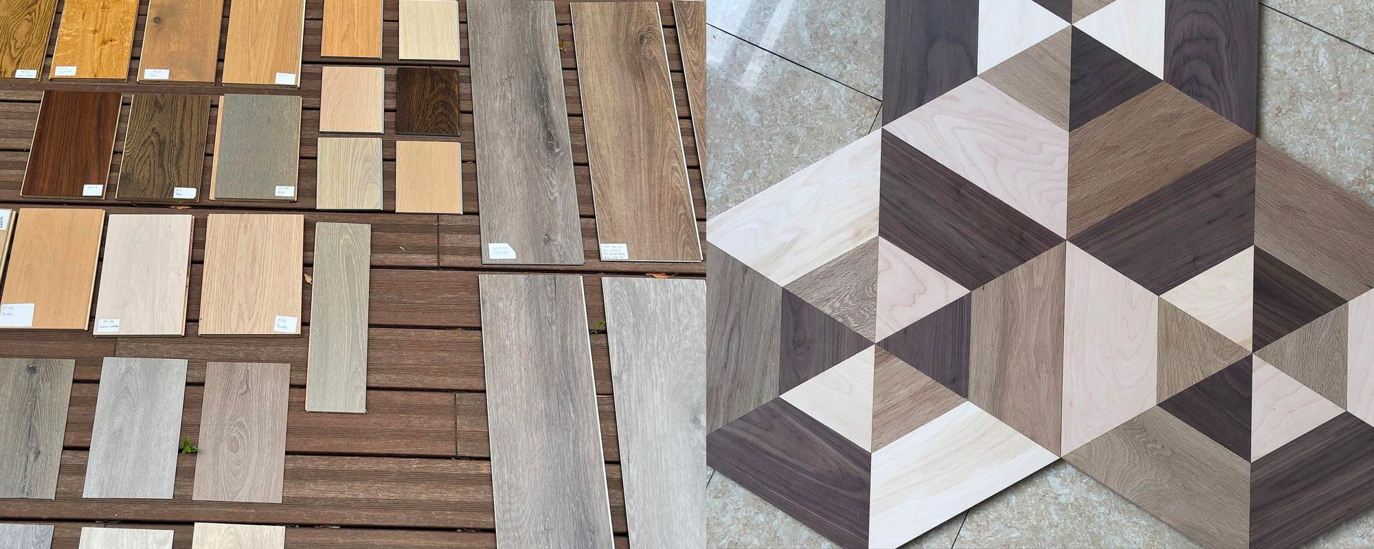 散らばった寄木細工の床を製造する14のステップ